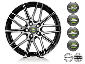 Wheel Emblems Brand Silicone Sticker Style